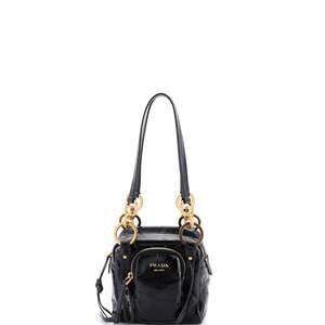 Prada Dangle Top Handle Bag Leather #241666P16B
